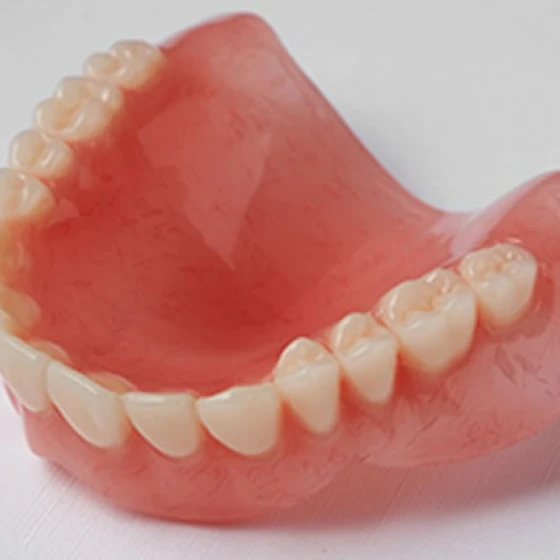 入れ歯完成、調整